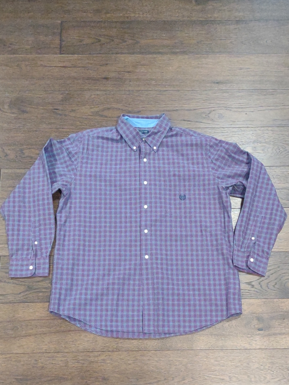 Men's Chaps Long Sleeve Button Shirt Size XL
